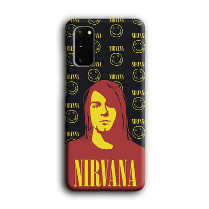 Nirvana Kurt Cobain Silhouettes Samsung Galaxy S20 Case-Oxvistore