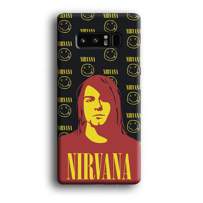 Nirvana Kurt Cobain Silhouettes Samsung Galaxy Note 8 Case-Oxvistore