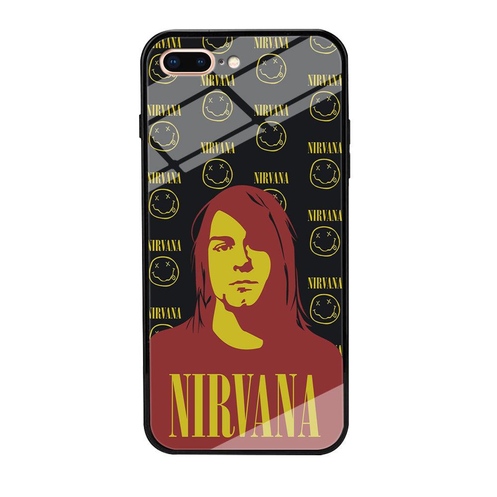 Nirvana Kurt Cobain Silhouettes iPhone 8 Plus Case-Oxvistore