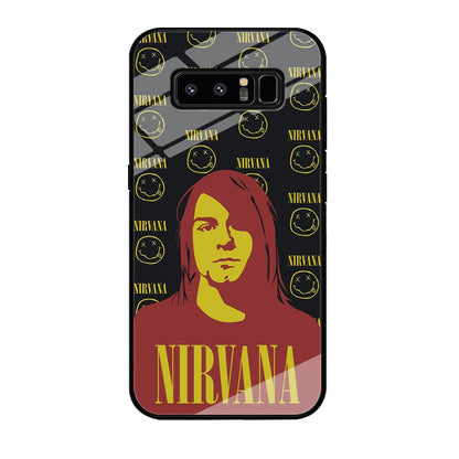 Nirvana Kurt Cobain Silhouettes Samsung Galaxy Note 8 Case-Oxvistore