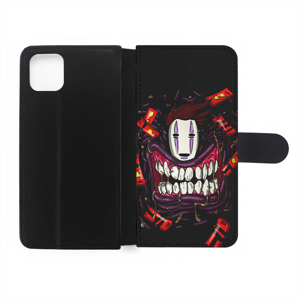 No Face In Spirited Away Flip Wallet Phone Case