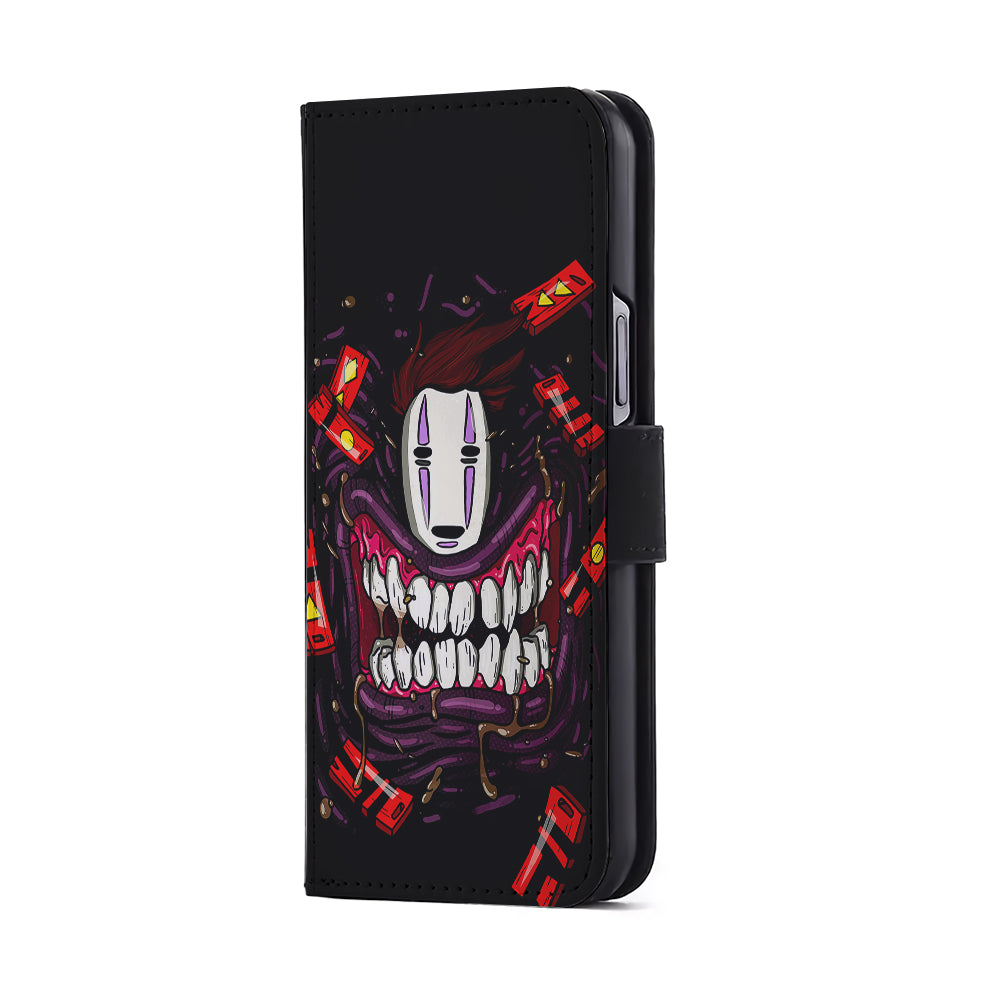 No Face In Spirited Away Flip Wallet Phone Case