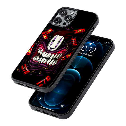 No Face In Spirited Away 2D Rubber Phone Case