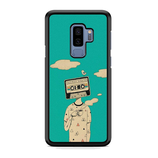 Nostalgia Mixtape Samsung Galaxy S9 Plus Case-Rubber Black (2D Case)-Oxvistore