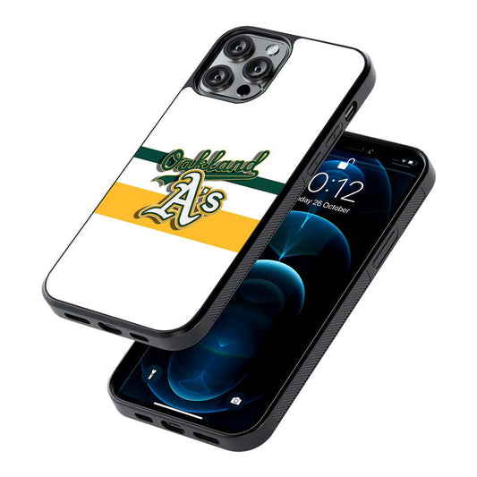 Oakland Athletics Logo 2D Rubber Phone Case-Oxvistore