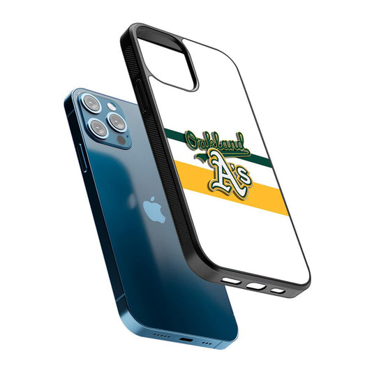 Oakland Athletics Logo 2D Rubber Phone Case-Oxvistore