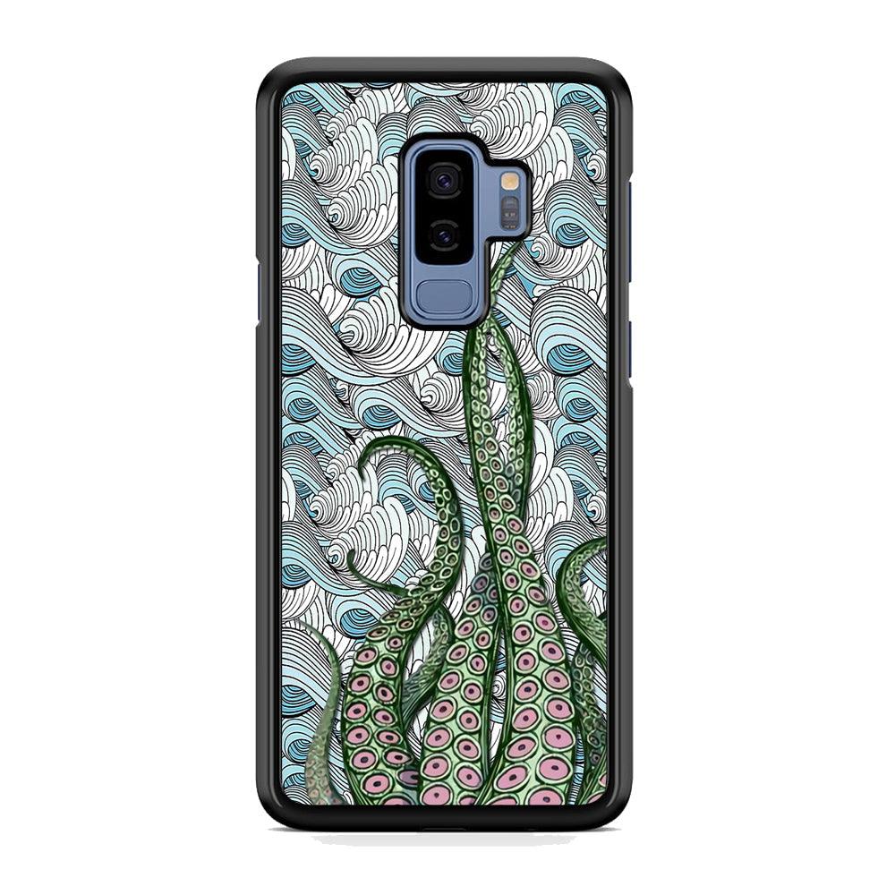Octopus Exodus Samsung Galaxy S9 Plus Case-Rubber White (2D Case)-Oxvistore