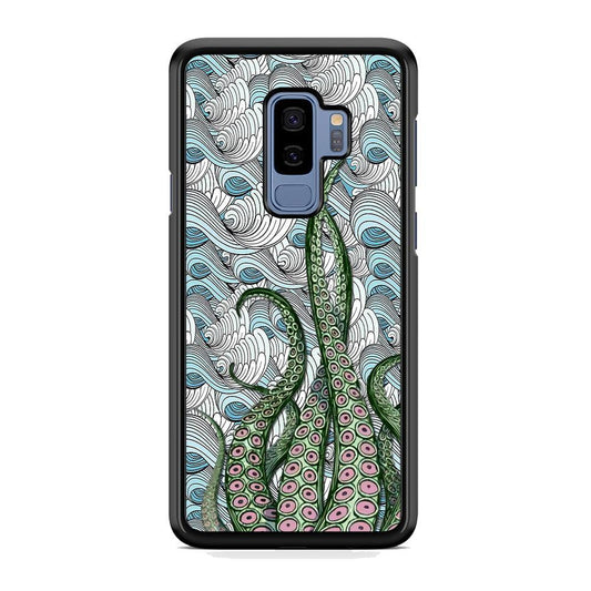 Octopus Exodus Samsung Galaxy S9 Plus Case-Rubber White (2D Case)-Oxvistore