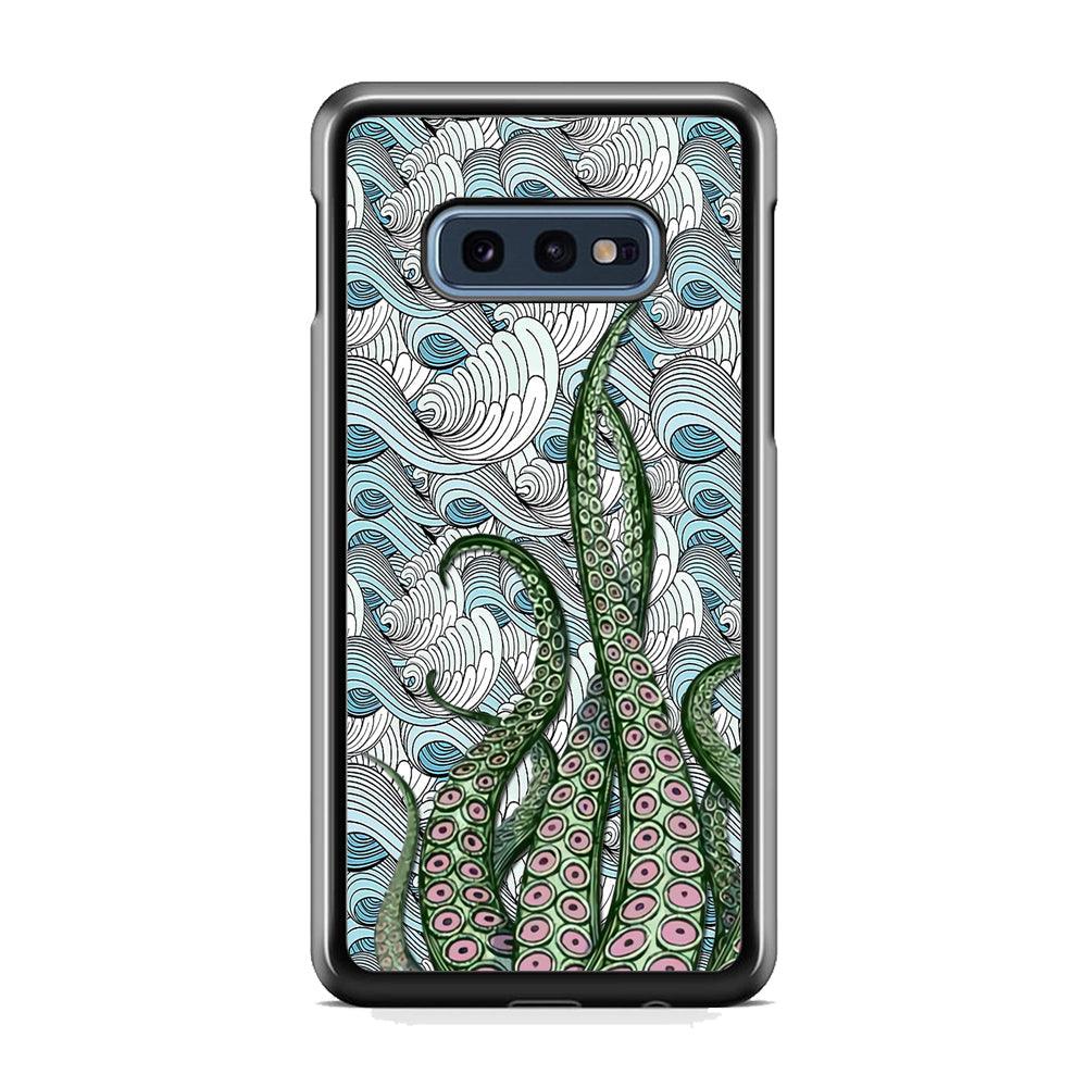 Octopus Exodus Samsung Galaxy S10E Case-Rubber Black (2D Case)-Oxvistore