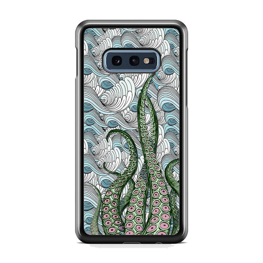Octopus Exodus Samsung Galaxy S10E Case-Rubber Black (2D Case)-Oxvistore