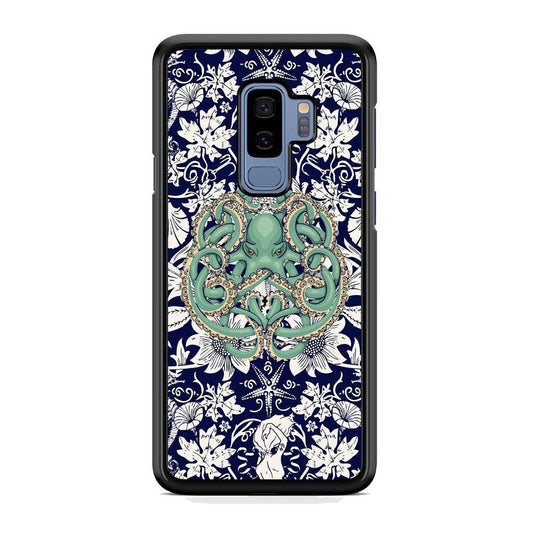 Octopus Ocean Grip Samsung Galaxy S9 Plus Case-Rubber Black (2D Case)-Oxvistore