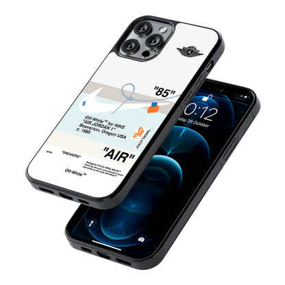 Off White x Nike Air Jordan Natural 2D Rubber Phone Case-Oxvistore