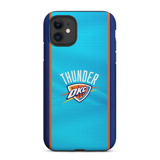 Oklahoma City Thunder Pattern 2 in 1 Tough Phone Case