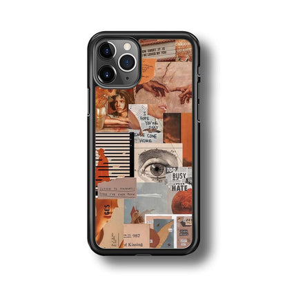 Old Paper Busy Eyes iPhone 11 Pro Max Case-Oxvistore