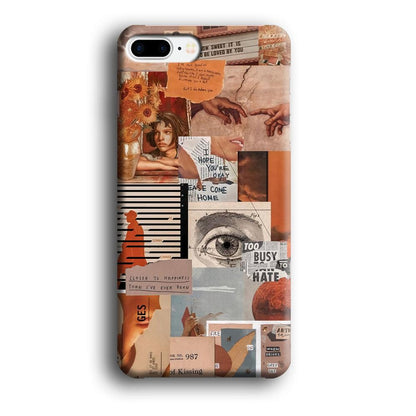 Old Paper Busy Eyes iPhone 7 Plus Case-Oxvistore