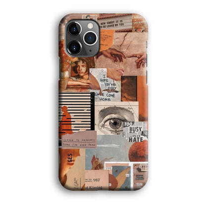 Old Paper Busy Eyes iPhone 12 Pro Max Case-Oxvistore