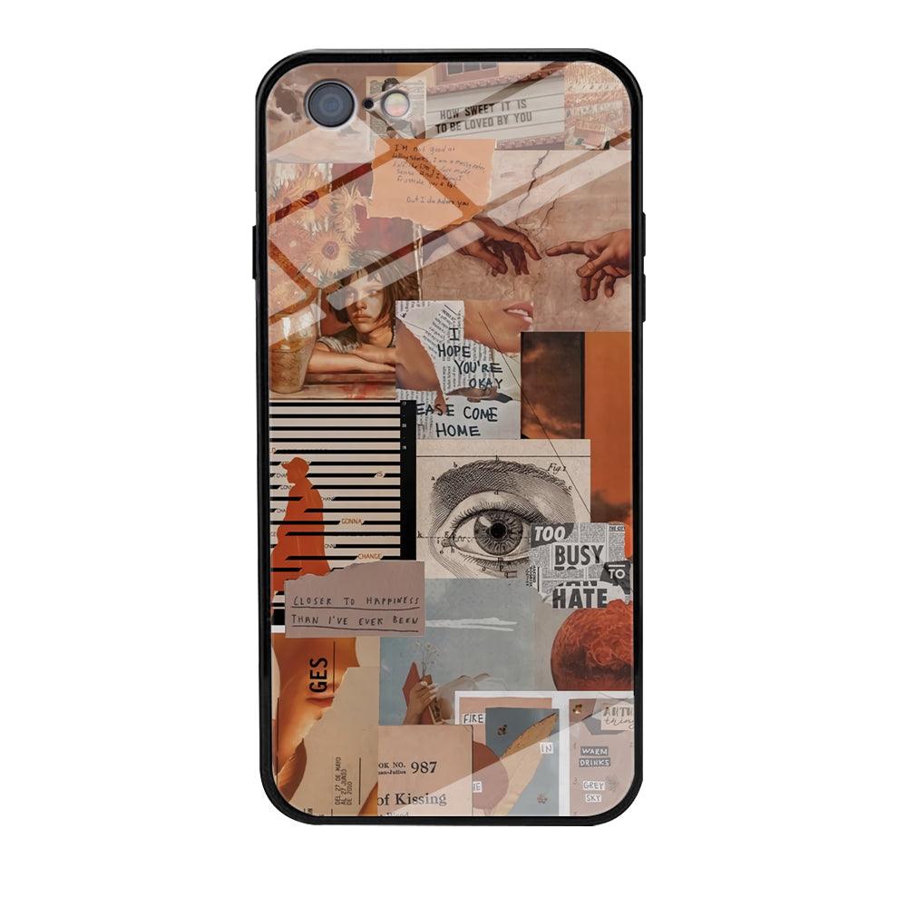 Old Paper Busy Eyes iPhone 6 | 6s Case-Oxvistore