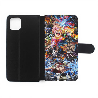 One Piece All Yonkou Flip Wallet Phone Case