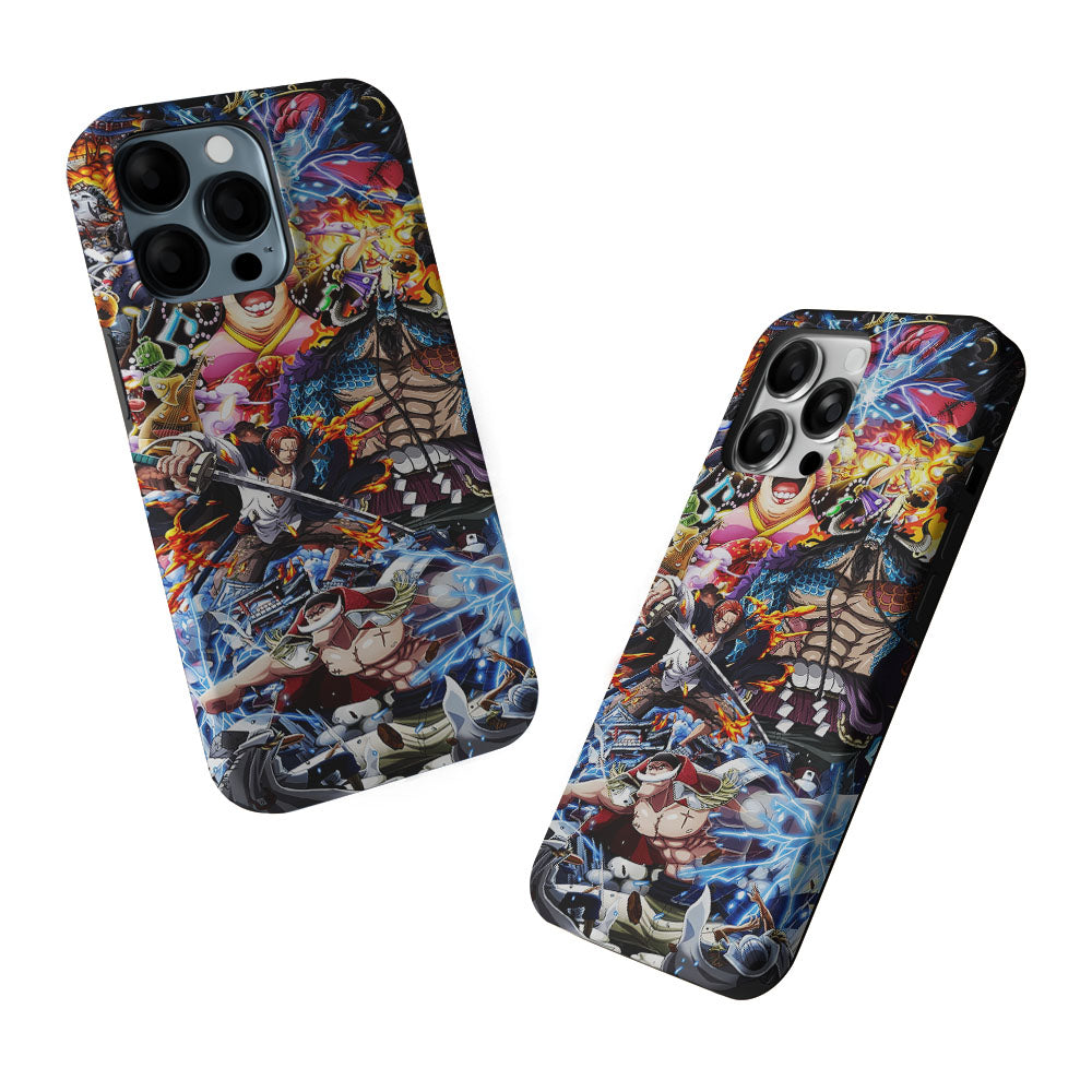 One Piece All Yonkou 2 in 1 Tough Phone Case