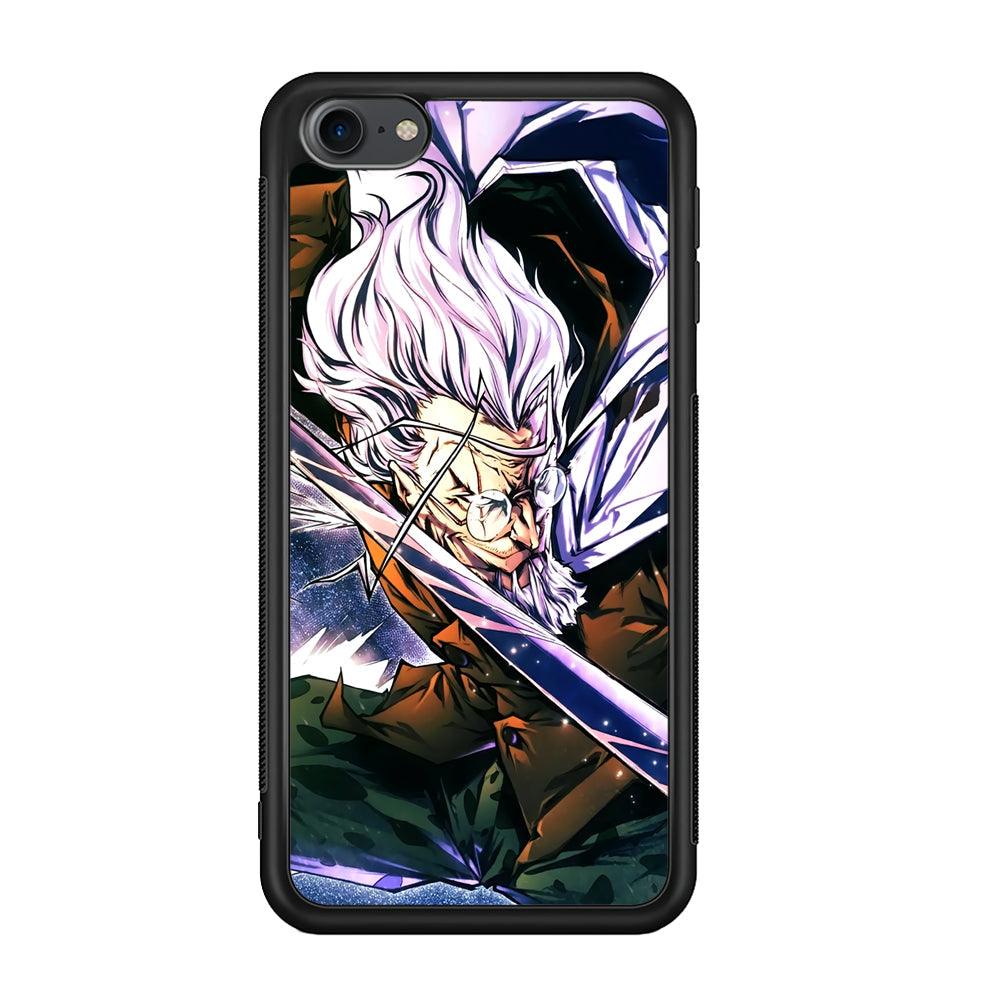 One Piece Dark King Rayleigh iPod Touch 6 Case-Rubber Black (2D Case)-Oxvistore