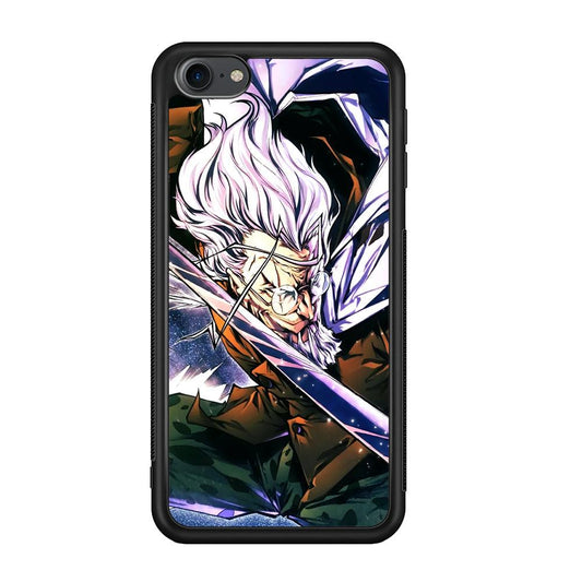 One Piece Dark King Rayleigh iPod Touch 6 Case-Rubber Black (2D Case)-Oxvistore