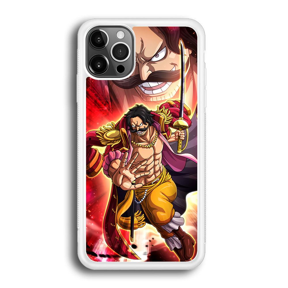 One Piece Gol D Roger Feel The Beast iPhone 12 Pro Case-Oxvistore