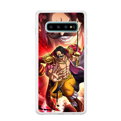 One Piece Gol D Roger Feel The Beast Samsung Galaxy S10 Case-Oxvistore