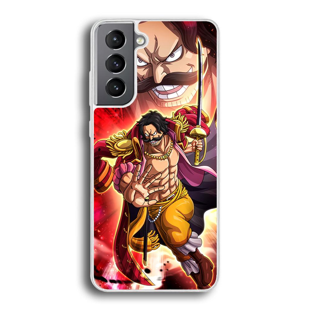 One Piece Gol D Roger Feel The Beast Samsung Galaxy S21 Plus Case-Oxvistore