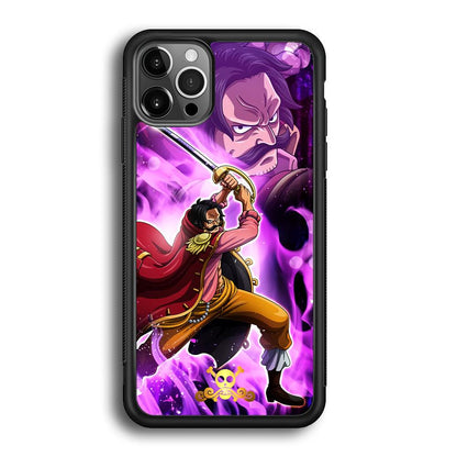 One Piece Gol D Roger Haki Kamusari iPhone 12 Pro Case-Oxvistore