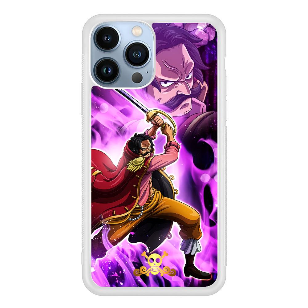 One Piece Gol D Roger Haki Kamusari iPhone 14 Pro Max Case-Oxvistore