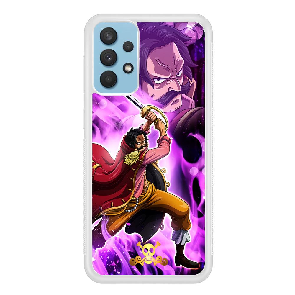 One Piece Gol D Roger Haki Kamusari Samsung Galaxy A32 Case-Oxvistore