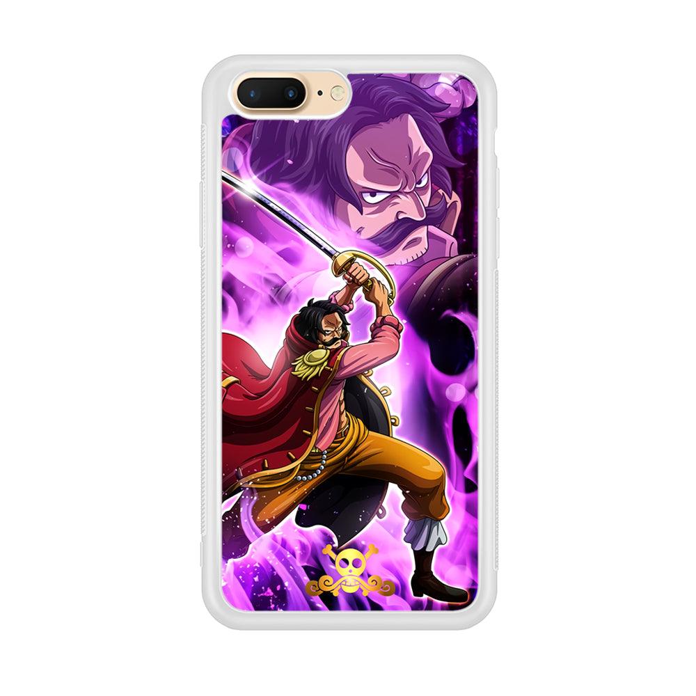 One Piece Gol D Roger Haki Kamusari iPhone 8 Plus Case-Oxvistore