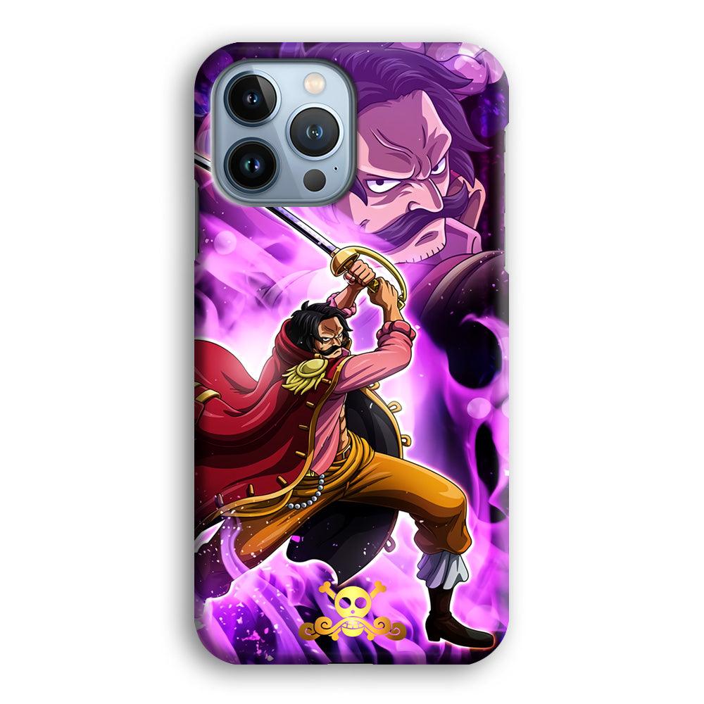 One Piece Gol D Roger Haki Kamusari iPhone 14 Pro Max Case-Oxvistore