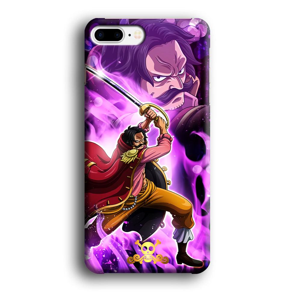 One Piece Gol D Roger Haki Kamusari iPhone 8 Plus Case-Oxvistore