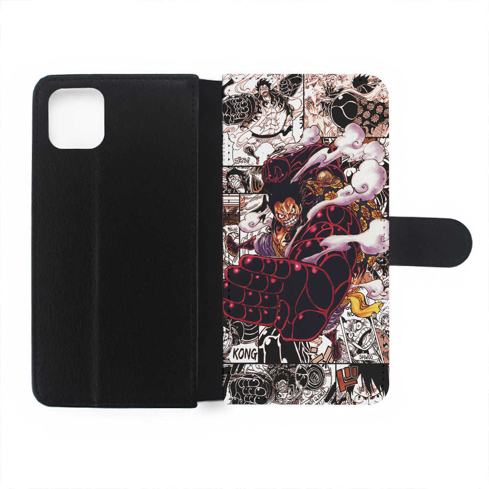 One Piece Luffy Gear 4 Comic Flip Wallet Phone Case