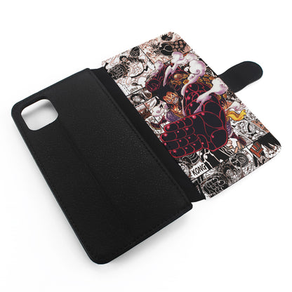 One Piece Luffy Gear 4 Comic Flip Wallet Phone Case