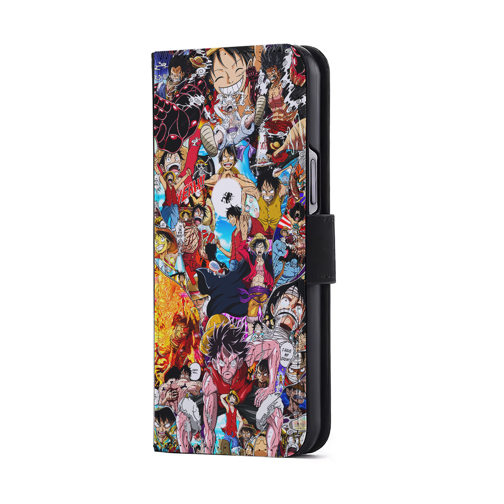 One Piece Luffy New World Flip Wallet Phone Case