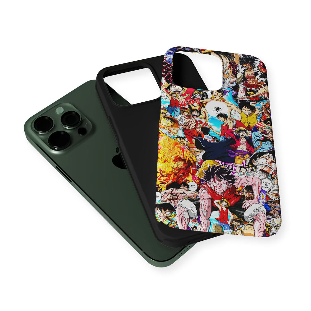 One Piece Luffy New World 2 in 1 Tough Phone Case