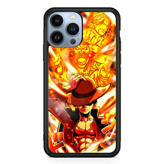 One Piece Luffy The Successor iPhone 15 Pro Case-Rubber Black (2D Case)-Oxvistore