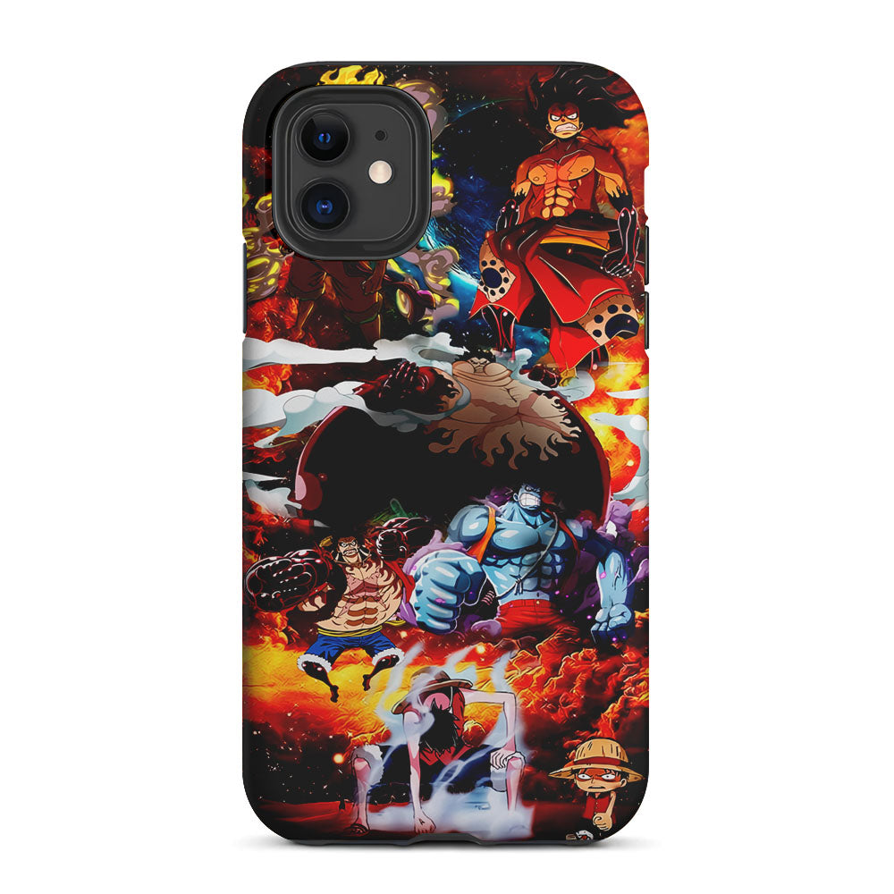 One Piece Luffy Transformation 2 in 1 Tough Phone Case