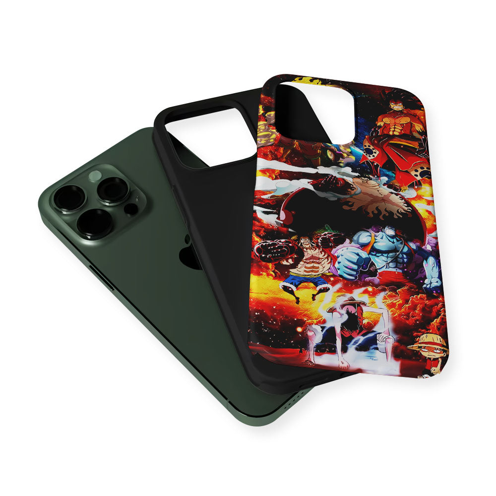 One Piece Luffy Transformation 2 in 1 Tough Phone Case