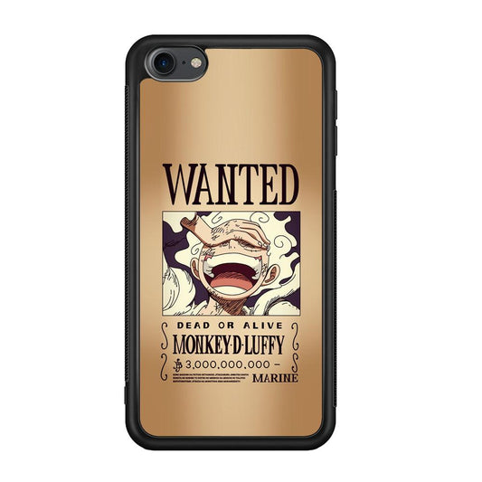 One Piece Luffy Yonkou's Bounty iPod Touch 6 Case-Rubber Black (2D Case)-Oxvistore