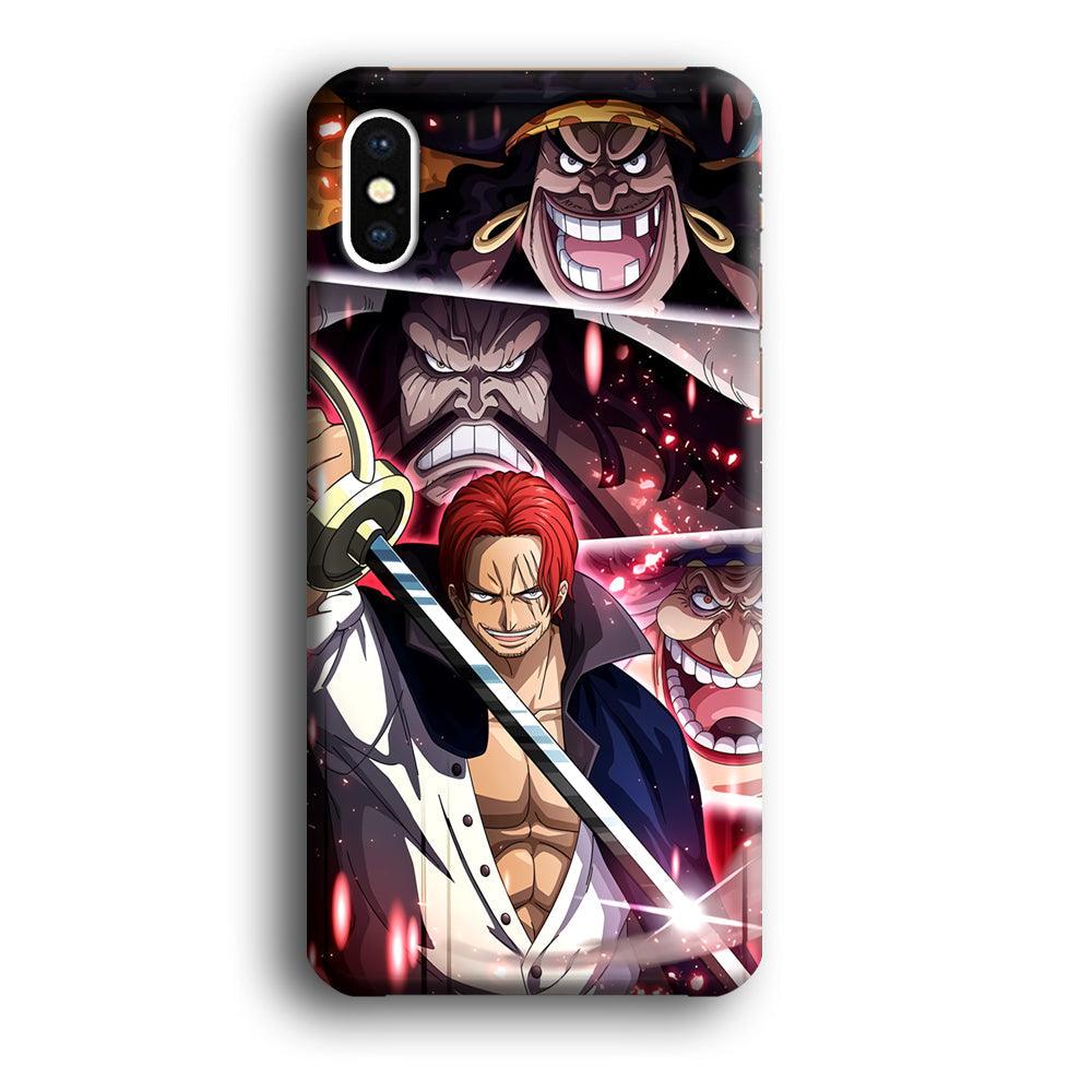 One Piece Shanks The Yonko iPhone XS Case-Oxvistore