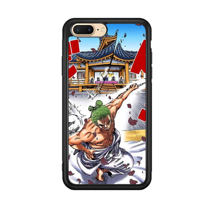 One Piece Zoro Invisible Cut iPhone 7 Plus Case-Oxvistore