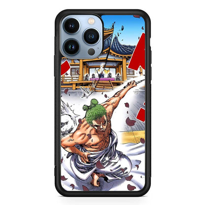 One Piece Zoro Invisible Cut iPhone 13 Pro Case-Oxvistore