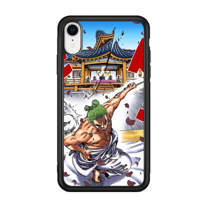 One Piece Zoro Invisible Cut iPhone XR Case-Oxvistore