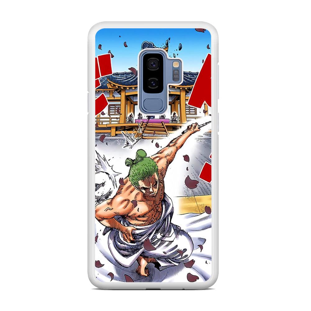 One Piece Zoro Invisible Cut Samsung Galaxy S9 Plus Case-Oxvistore