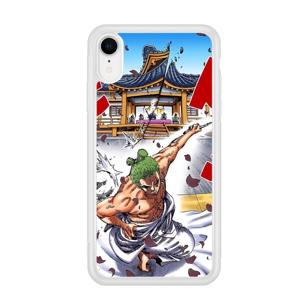 One Piece Zoro Invisible Cut iPhone XR Case-Oxvistore