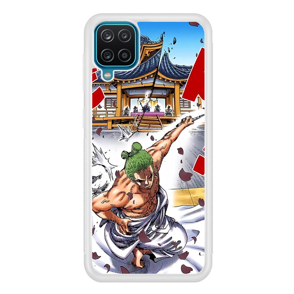 One Piece Zoro Invisible Cut Samsung Galaxy A12 Case-Oxvistore