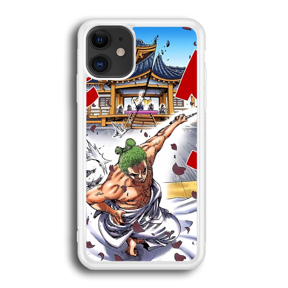 One Piece Zoro Invisible Cut iPhone 12 Case-Oxvistore